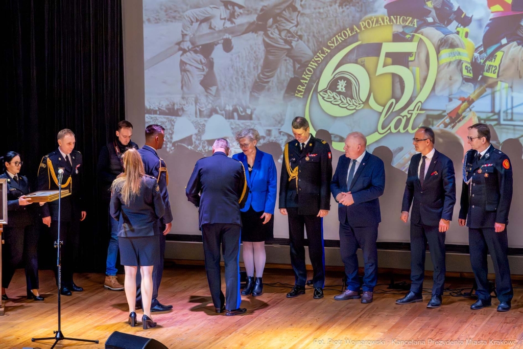 Szkoła Aspirantów, Straż Pożarna, jubileusz, 65 lat, Fryczek  Autor: P. Wojnarowski