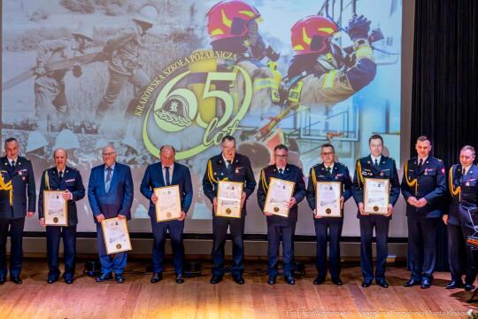 Szkoła Aspirantów, Straż Pożarna, jubileusz, 65 lat, Fryczek