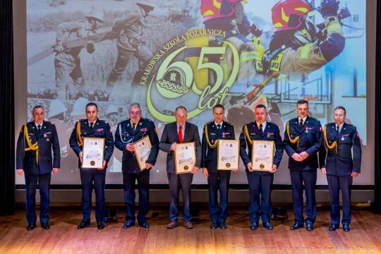 Szkoła Aspirantów, Straż Pożarna, jubileusz, 65 lat, Fryczek