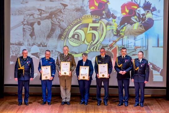 Szkoła Aspirantów, Straż Pożarna, jubileusz, 65 lat, Fryczek