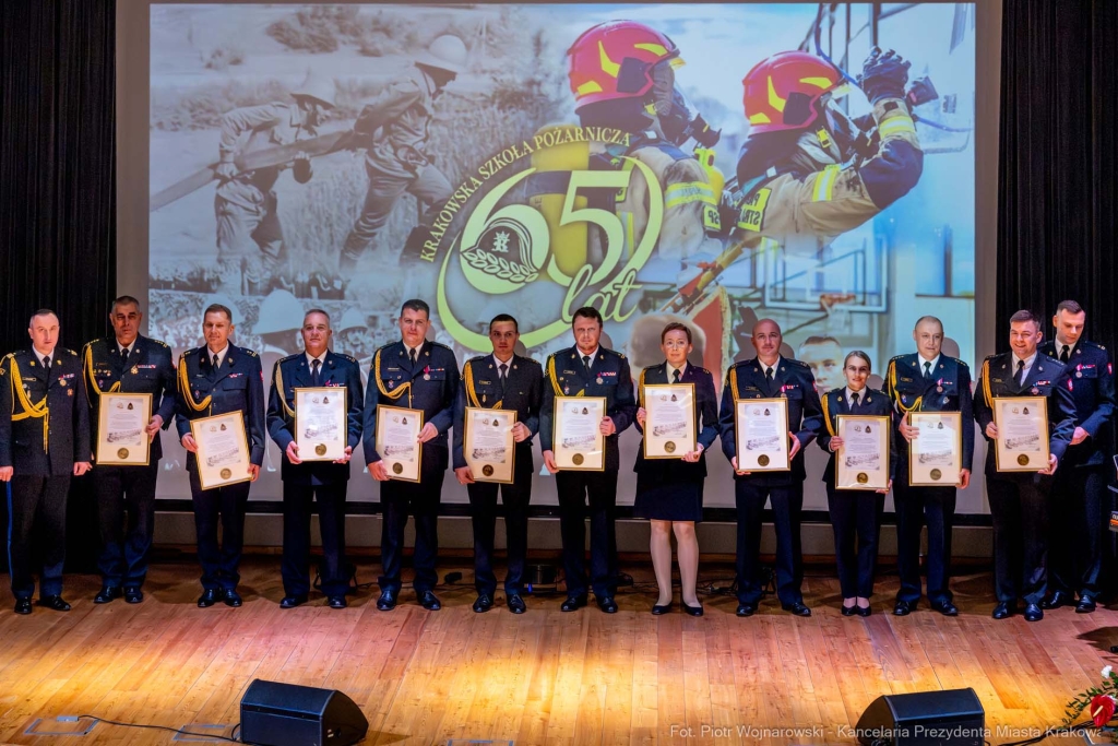 Szkoła Aspirantów, Straż Pożarna, jubileusz, 65 lat, Fryczek  Autor: P. Wojnarowski