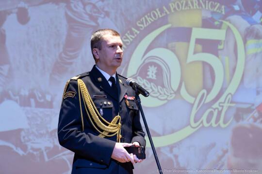 Szkoła Aspirantów, Straż Pożarna, jubileusz, 65 lat, Fryczek