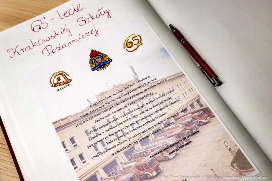 Szkoła Aspirantów, Straż Pożarna, jubileusz, 65 lat, Fryczek