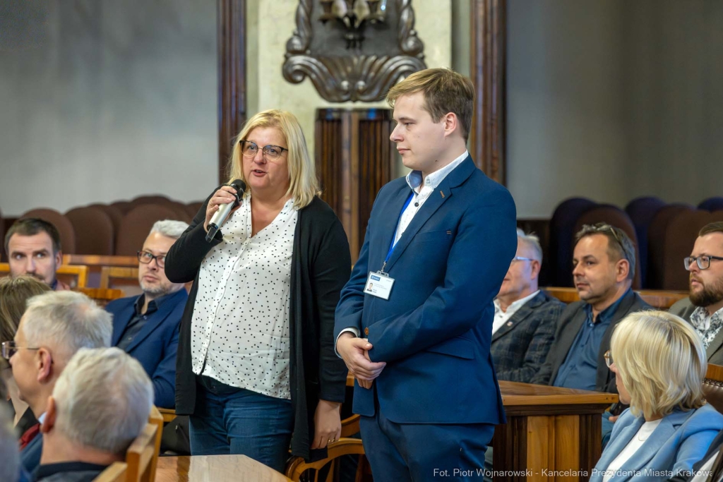 Miszalski, Kosek, spotkanie, spółdzielcy, zarządcy, nieruchomości, zmiany, współpraca, zdjęci  Autor: P. Wojnarowski