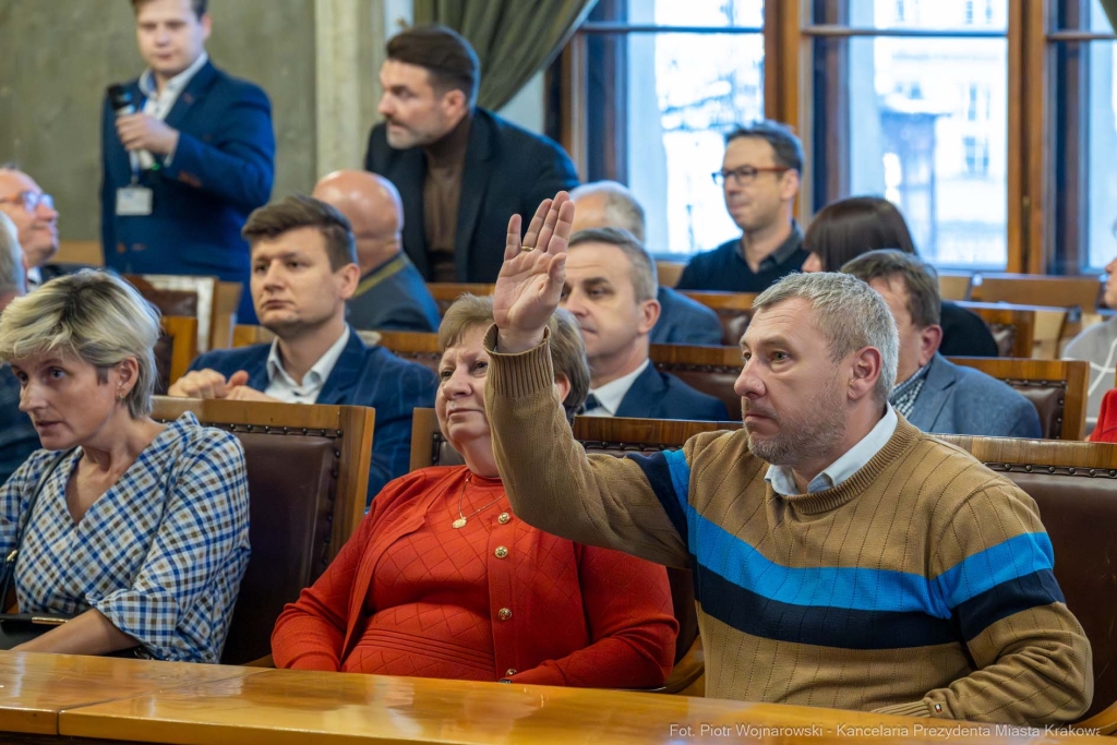 Miszalski, Kosek, spotkanie, spółdzielcy, zarządcy, nieruchomości, zmiany, współpraca, zdjęci  Autor: P. Wojnarowski