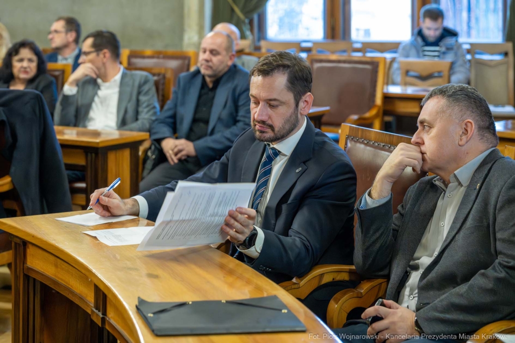 Miszalski, Kosek, spotkanie, spółdzielcy, zarządcy, nieruchomości, zmiany, współpraca, zdjęci  Autor: P. Wojnarowski