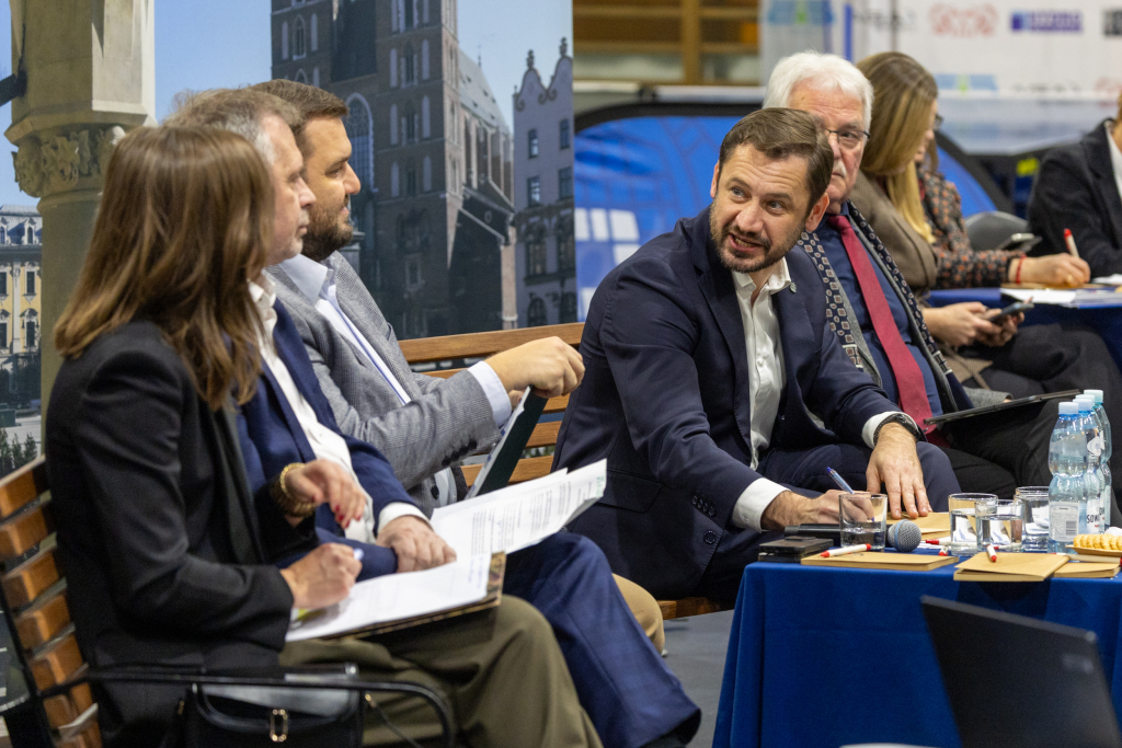 0S4A2192.jpg-Ławka Dialogu, Miszalski, Sęk, Kracik, Klaman, spotkanie, Bronowice, Zdjęcia, foto,  Autor: B. Świerzowski