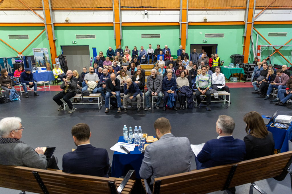 0S4A2351.jpg-Ławka Dialogu, Miszalski, Sęk, Kracik, Klaman, spotkanie, Bronowice, Zdjęcia, foto,  Autor: B. Świerzowski