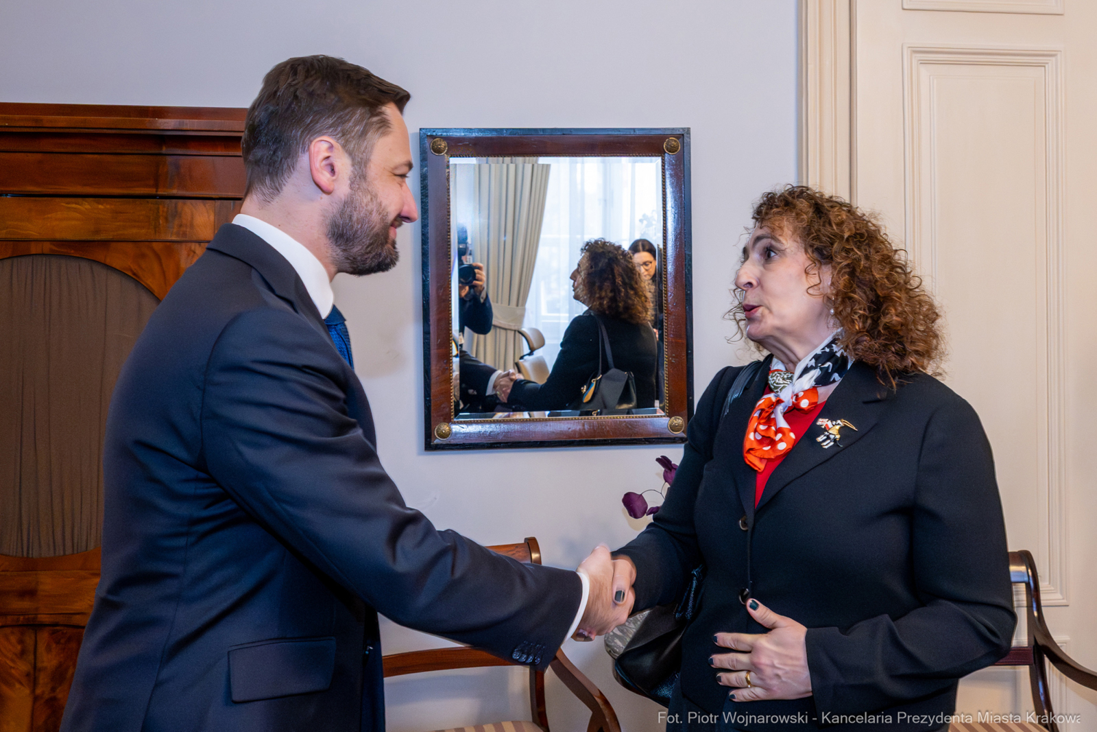 Miszalski, Simmons, ambasador, Wielka Brytania, spotkanie, zdjęcia  Autor: P. Wojnarowski