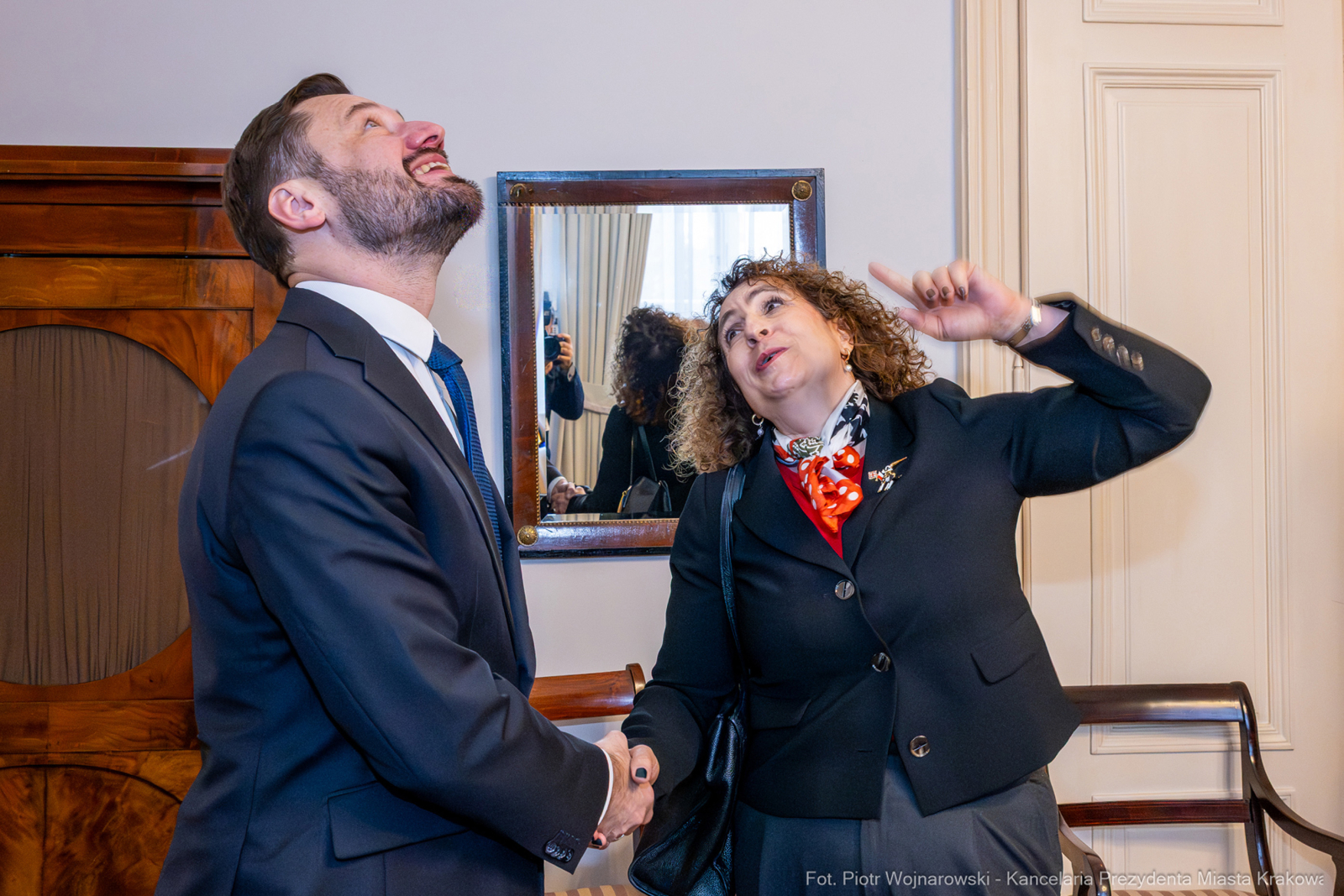 Miszalski, Simmons, ambasador, Wielka Brytania, spotkanie, zdjęcia  Autor: P. Wojnarowski