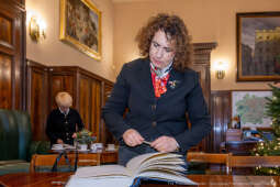 Miszalski, Simmons, ambasador, Wielka Brytania, spotkanie, zdjęcia