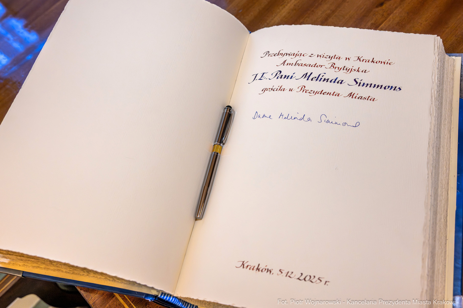 Miszalski, Simmons, ambasador, Wielka Brytania, spotkanie, zdjęcia  Autor: P. Wojnarowski