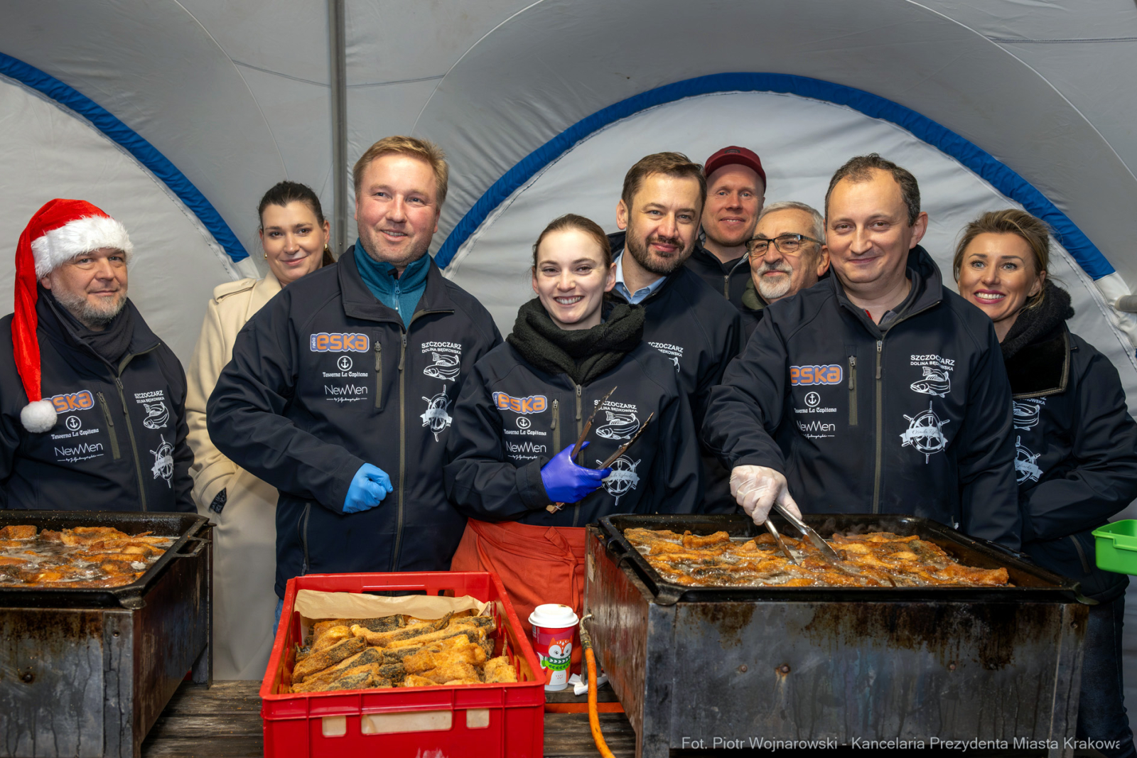 Karp dla Krakowian, Rynek Podgórski, Miszalski, Szczoczarz, zdjęcia  Autor: P. Wojnarowski