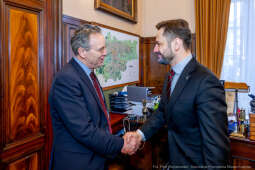 PW_646_ 001_fot. Piotr Wojnarowski.jpg-Miszalski, Berger, ambasador, wizyta, Niemcy, zdjęcia