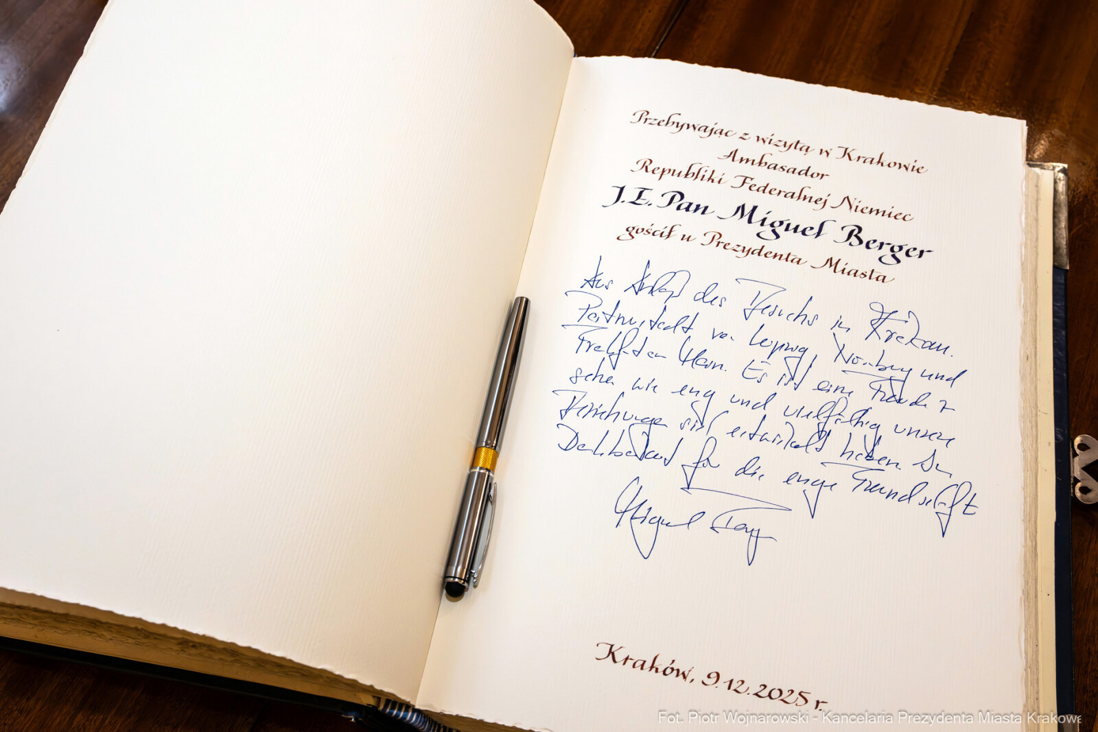 PW_646_ 013_fot. Piotr Wojnarowski.jpg-Miszalski, Berger, ambasador, wizyta, Niemcy, zdjęcia  Autor: P. Wojnarowski