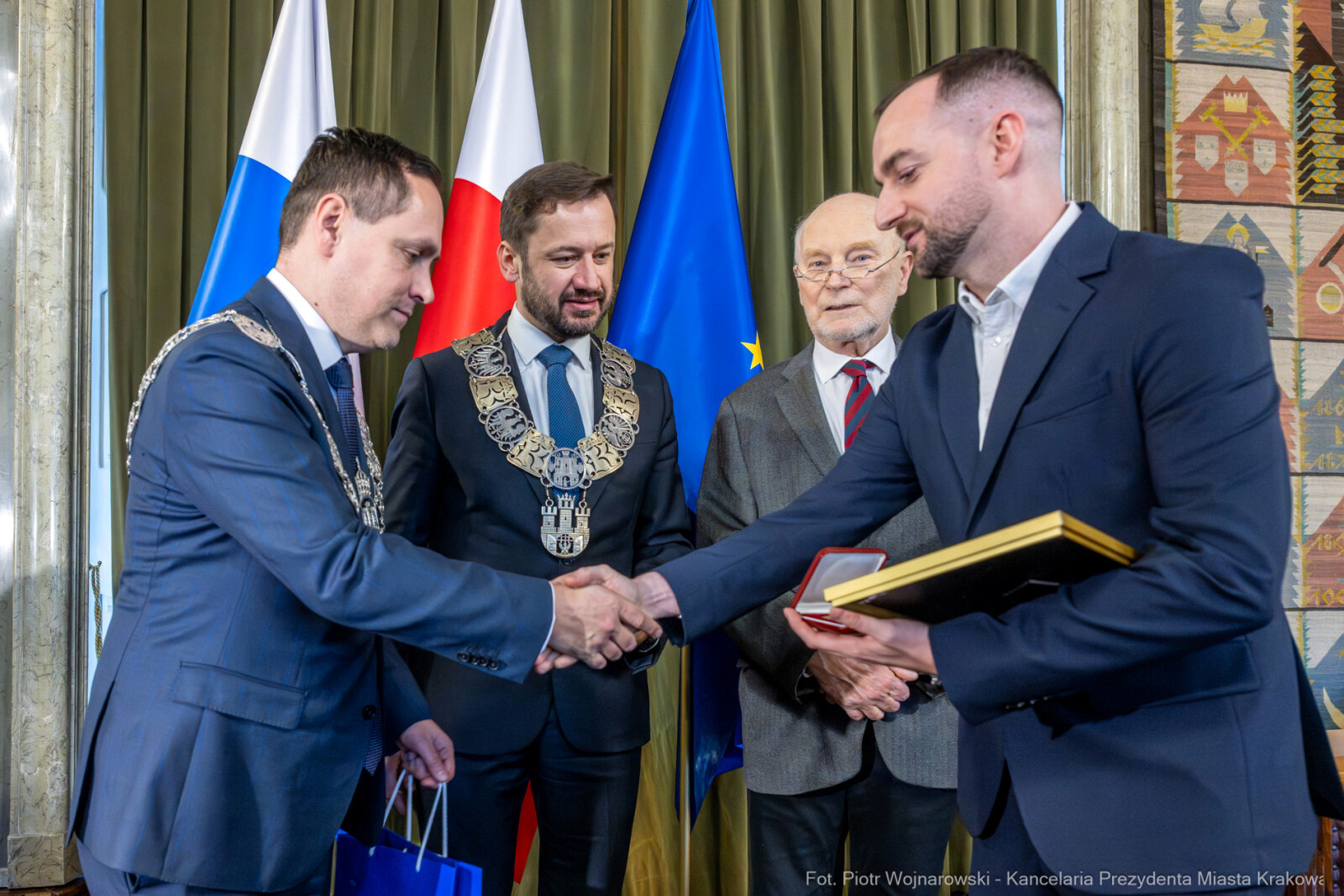 Miszalski, Fijał, Nagrody Naukowe, imienia Kopernika, wręczenie, Rada Miasta  Autor: P. Wojnarowski