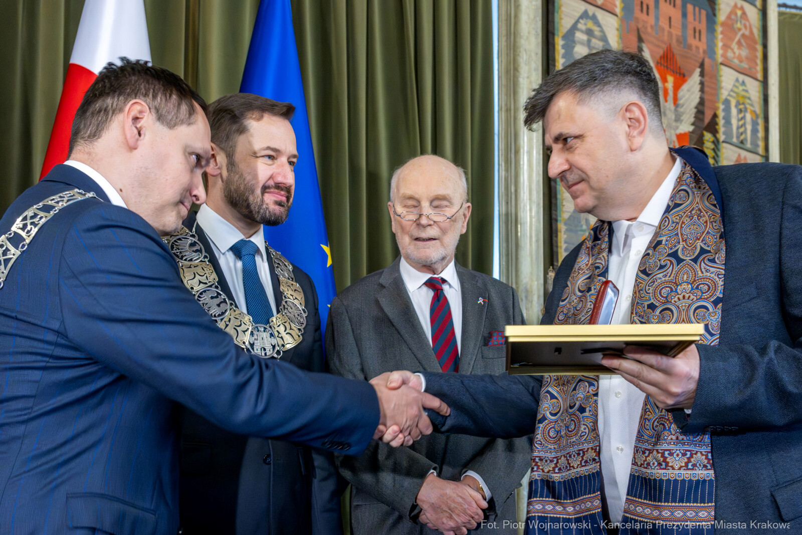 Miszalski, Fijał, Nagrody Naukowe, imienia Kopernika, wręczenie, Rada Miasta  Autor: P. Wojnarowski