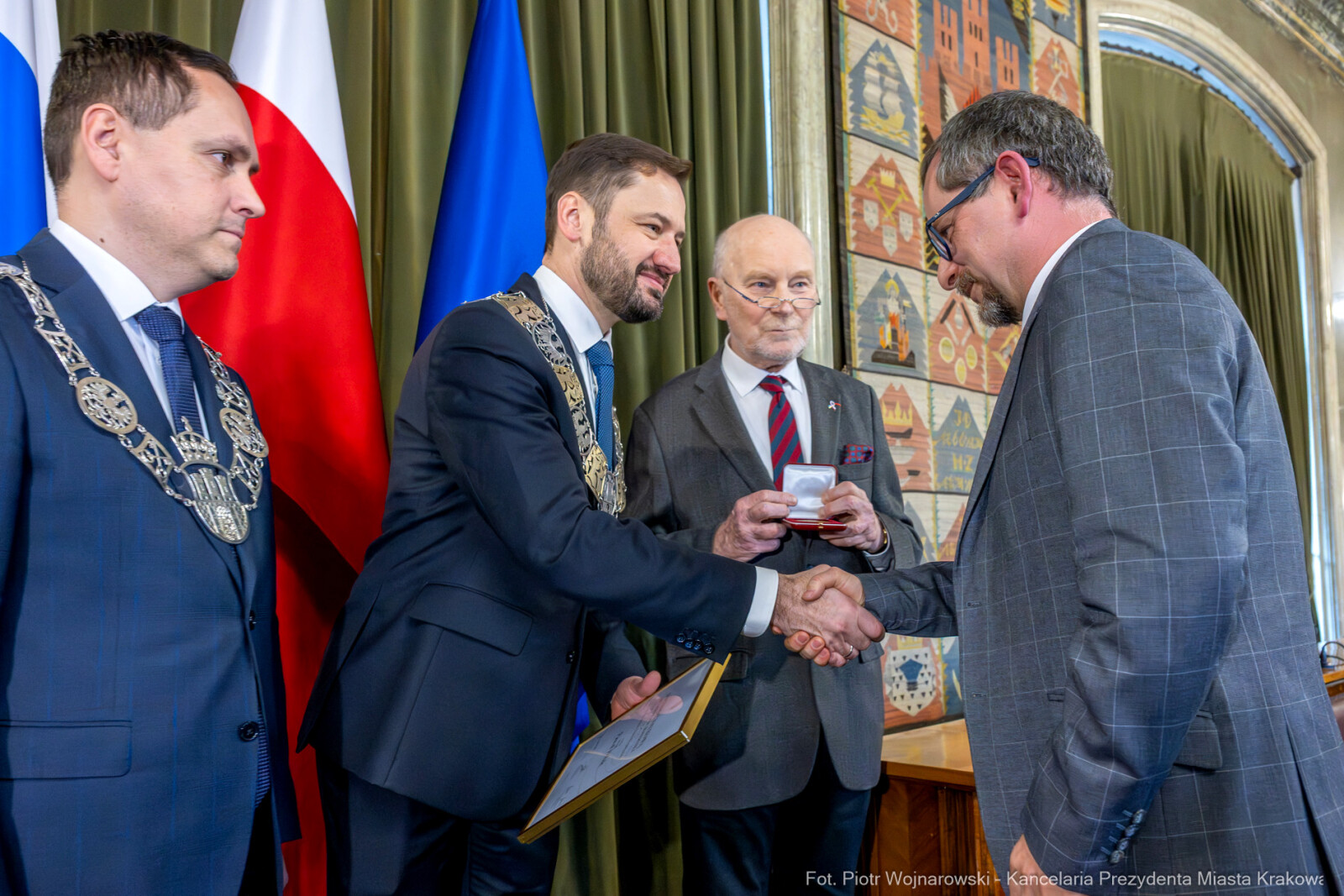 Miszalski, Fijał, Nagrody Naukowe, imienia Kopernika, wręczenie, Rada Miasta  Autor: P. Wojnarowski