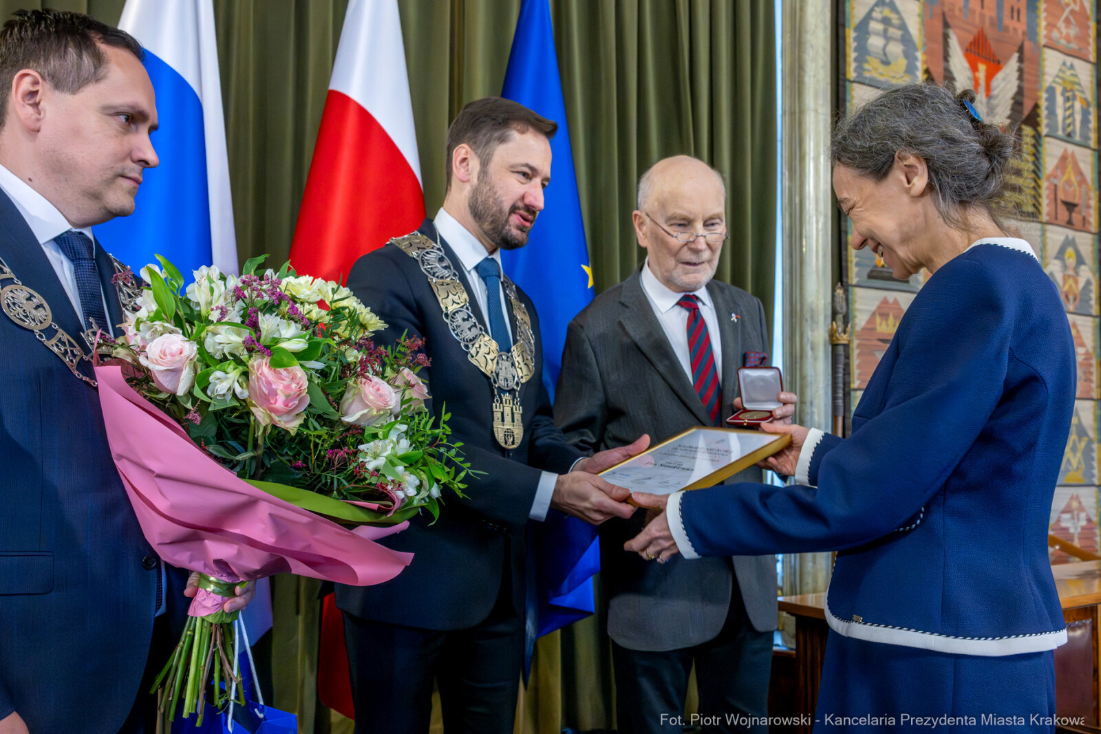 Miszalski, Fijał, Nagrody Naukowe, imienia Kopernika, wręczenie, Rada Miasta  Autor: P. Wojnarowski