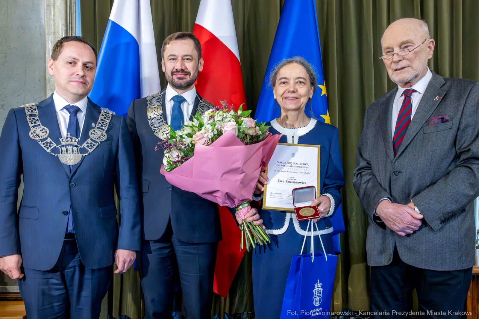 Miszalski, Fijał, Nagrody Naukowe, imienia Kopernika, wręczenie, Rada Miasta  Autor: P. Wojnarowski