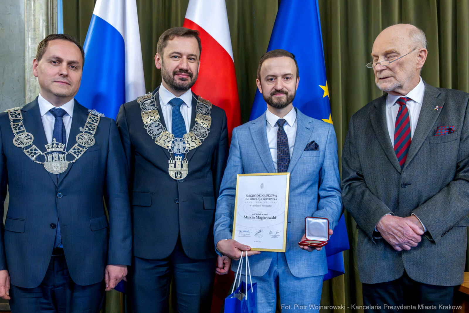 Miszalski, Fijał, Nagrody Naukowe, imienia Kopernika, wręczenie, Rada Miasta  Autor: P. Wojnarowski