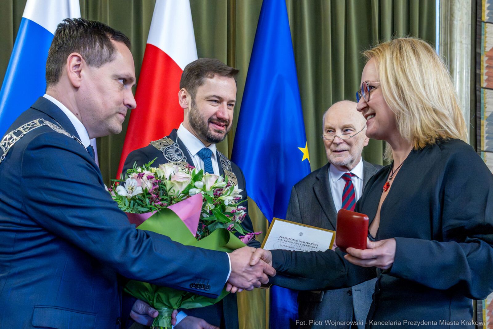 Miszalski, Fijał, Nagrody Naukowe, imienia Kopernika, wręczenie, Rada Miasta  Autor: P. Wojnarowski