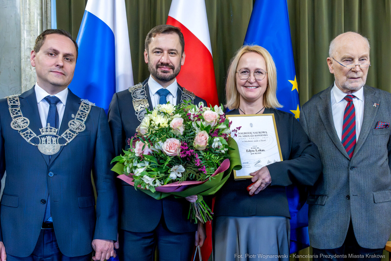 Miszalski, Fijał, Nagrody Naukowe, imienia Kopernika, wręczenie, Rada Miasta  Autor: P. Wojnarowski