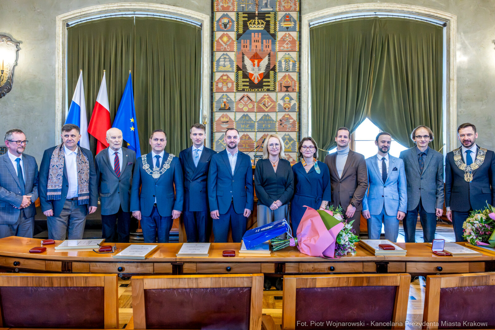 Miszalski, Fijał, Nagrody Naukowe, imienia Kopernika, wręczenie, Rada Miasta  Autor: P. Wojnarowski