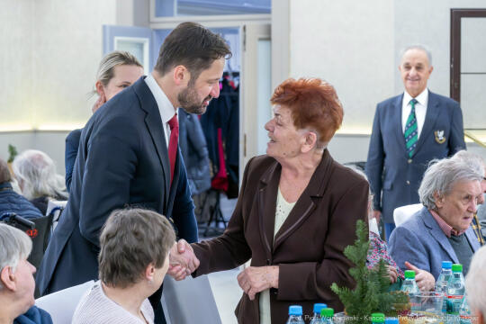 PW_652_ 043_fot. Piotr Wojnarowski.jpg-Miszalski, seniorzy, spotkanie, Kazimierz, MOPS, wigilia