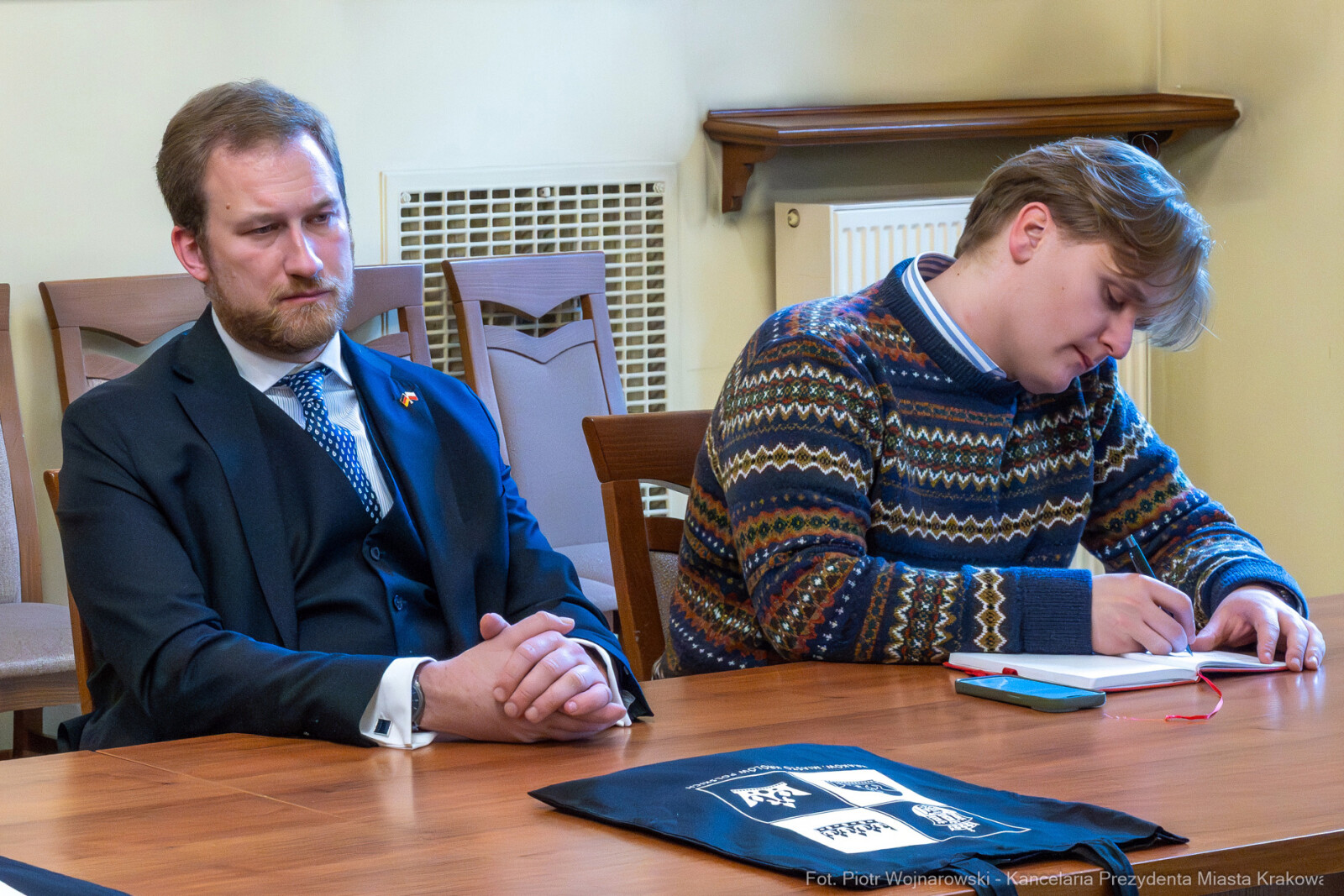 Szczepanik, Niemcy, CDU, Rada Miasta Lipska, spotkanie, zdjęcia  Autor: P. Wojnarowski