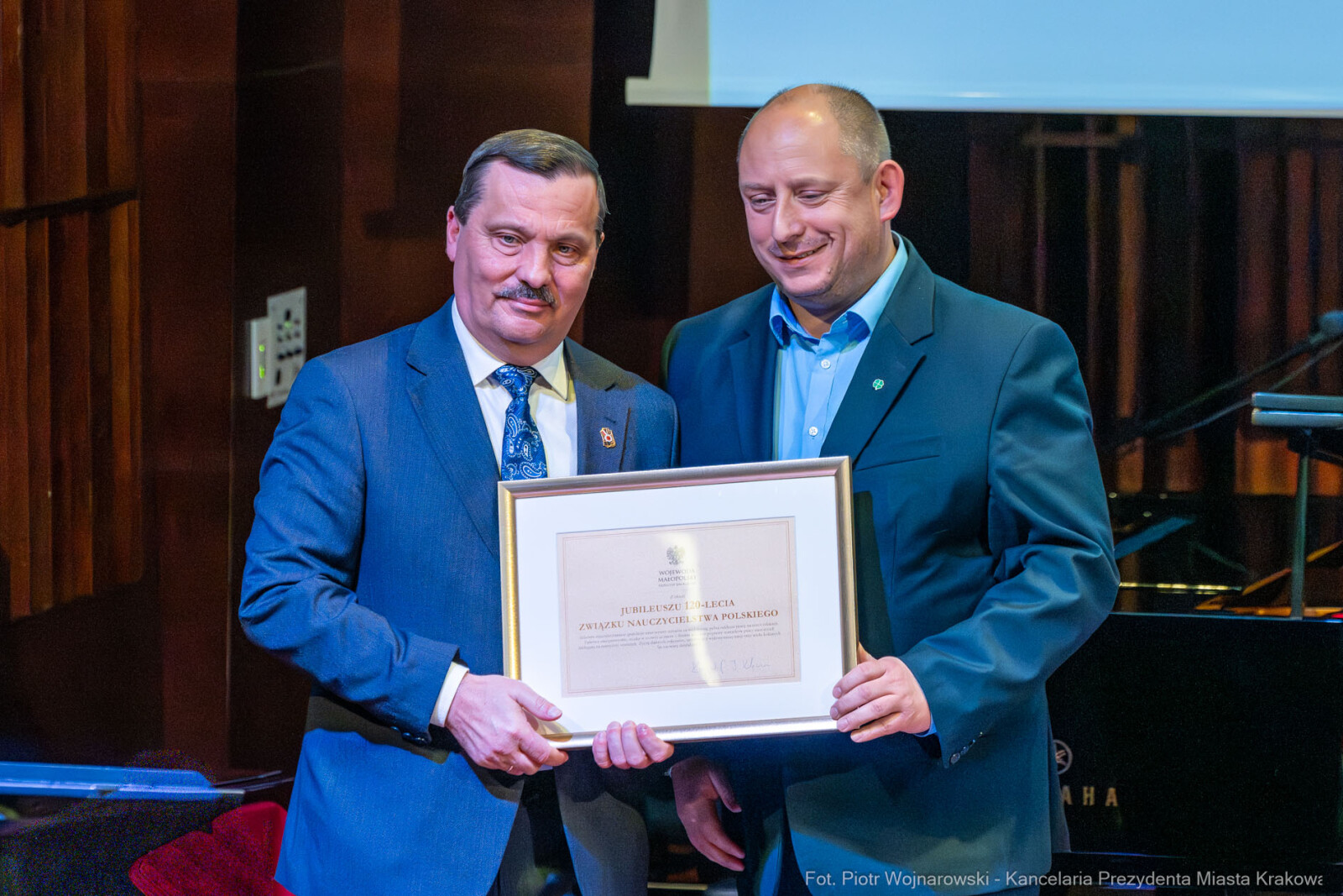 Związek Nauczycielstwa Polskiego, ZNP, 120 lat, jubileusz, Miszalski, Klaman, zdjęcia  Autor: P. Wojnarowski