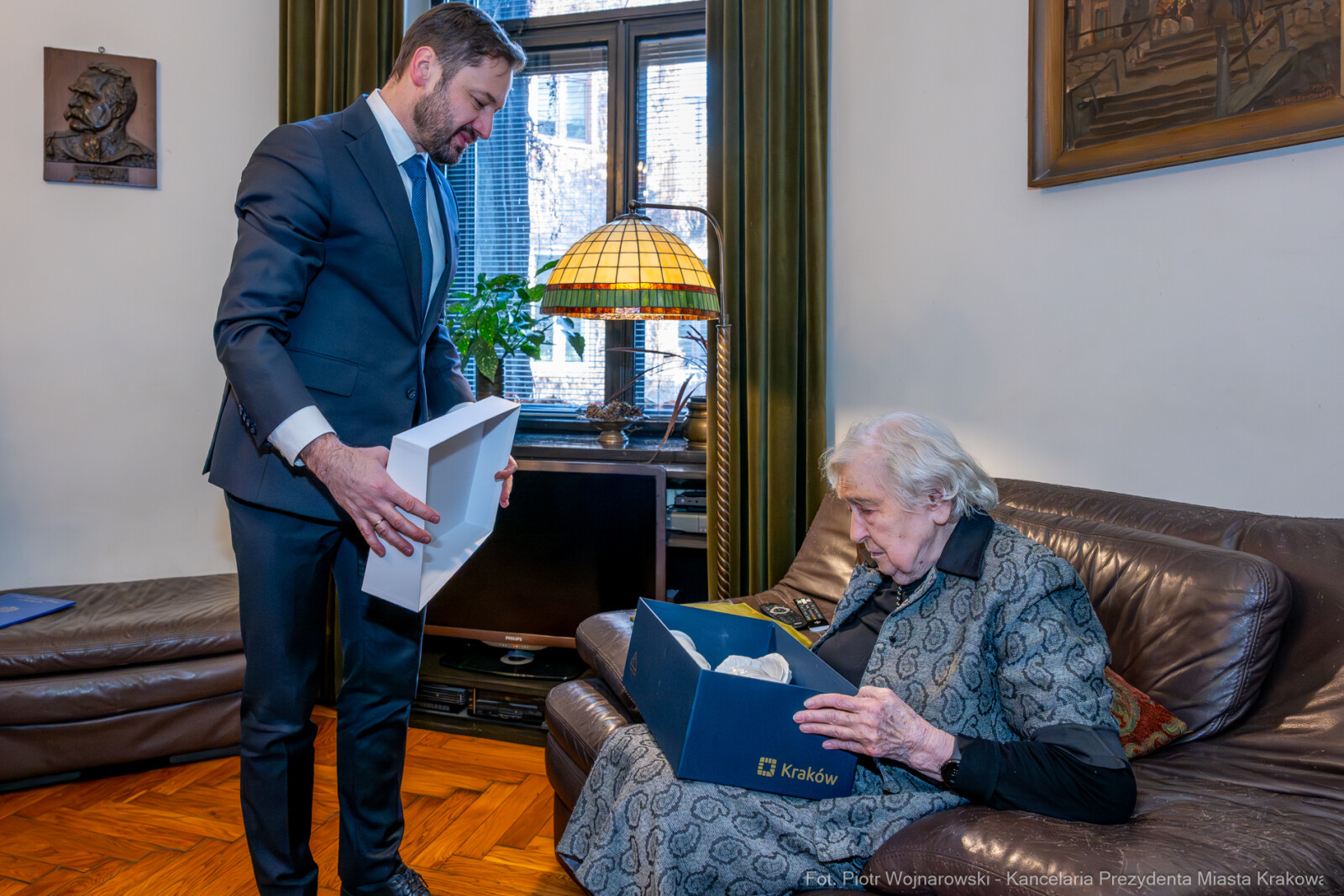 Miszalski, Henryka Wałek, jubilatka, 100 lat, zdjęcia, spotkanie  Autor: P. Wojnarowski