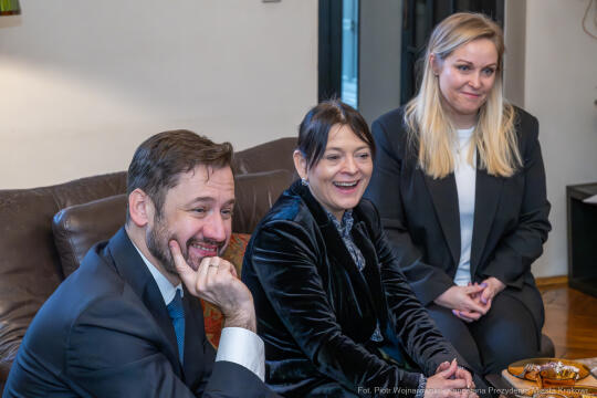 Miszalski, Henryka Wałek, jubilatka, 100 lat, zdjęcia, spotkanie