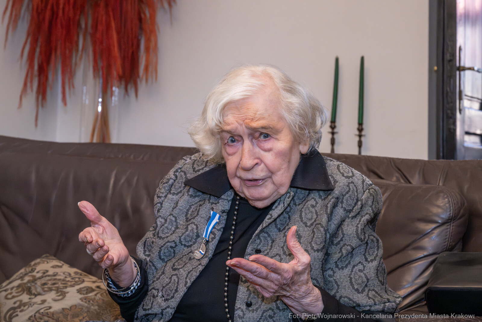 Miszalski, Henryka Wałek, jubilatka, 100 lat, zdjęcia, spotkanie  Autor: P. Wojnarowski