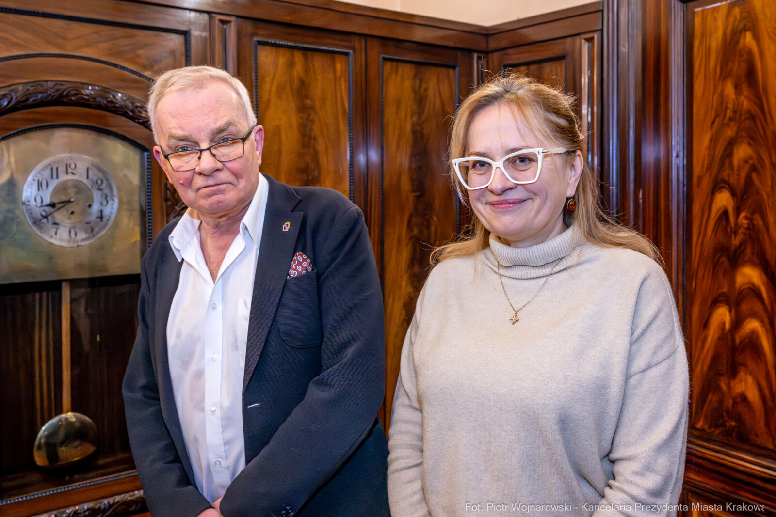 Miszalski, wręczenie, dyplomy, stypendium, im. Juliusza Leo, Tamara Cieśla, Miłosz Płatek, zdję  Autor: P. Wojnarowski