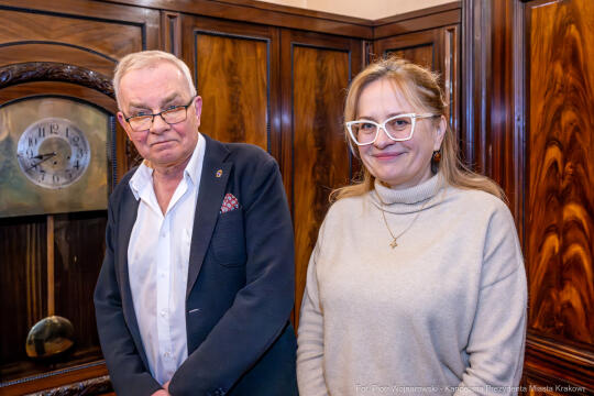 Miszalski, wręczenie, dyplomy, stypendium, im. Juliusza Leo, Tamara Cieśla, Miłosz Płatek, zdję