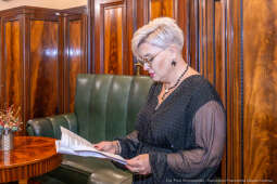 Miszalski, wręczenie, dyplomy, stypendium, im. Juliusza Leo, Tamara Cieśla, Miłosz Płatek, zdję