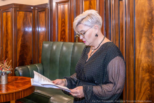 Miszalski, wręczenie, dyplomy, stypendium, im. Juliusza Leo, Tamara Cieśla, Miłosz Płatek, zdję