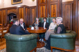 Miszalski, wręczenie, dyplomy, stypendium, im. Juliusza Leo, Tamara Cieśla, Miłosz Płatek, zdję