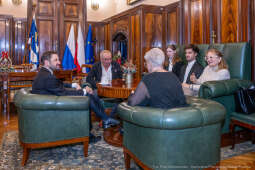 Miszalski, wręczenie, dyplomy, stypendium, im. Juliusza Leo, Tamara Cieśla, Miłosz Płatek, zdję