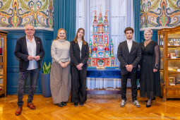 Miszalski, wręczenie, dyplomy, stypendium, im. Juliusza Leo, Tamara Cieśla, Miłosz Płatek, zdję