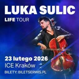 Logo: Luka Šulić - wirtuoz wiolonczeli i współtwórca 2Cellos zagra w Polsce/ Luka Šulić - cello virtuoso and co-founder of 2Cellos will play in Poland