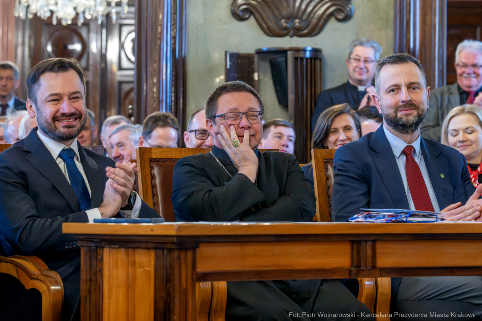 Miszalski, Kosiniak-Kamysz, Klęczar, Spotkanie Opłatkowe, Samorządy, zdjęcia  Autor: P. Wojnarowski