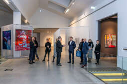 Miszalski, MOCAK, wizyta, Gutowska-Żyra, Mazurkiewicz, Ferster, Szczepanik, zdjęcia