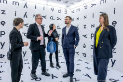 Miszalski, MOCAK, wizyta, Gutowska-Żyra, Mazurkiewicz, Ferster, Szczepanik, zdjęcia