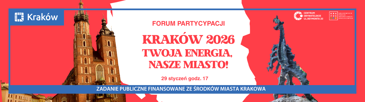 Forum Partycypacji: Kraków 2026 – Twoja Energia, Nasze Miasto!