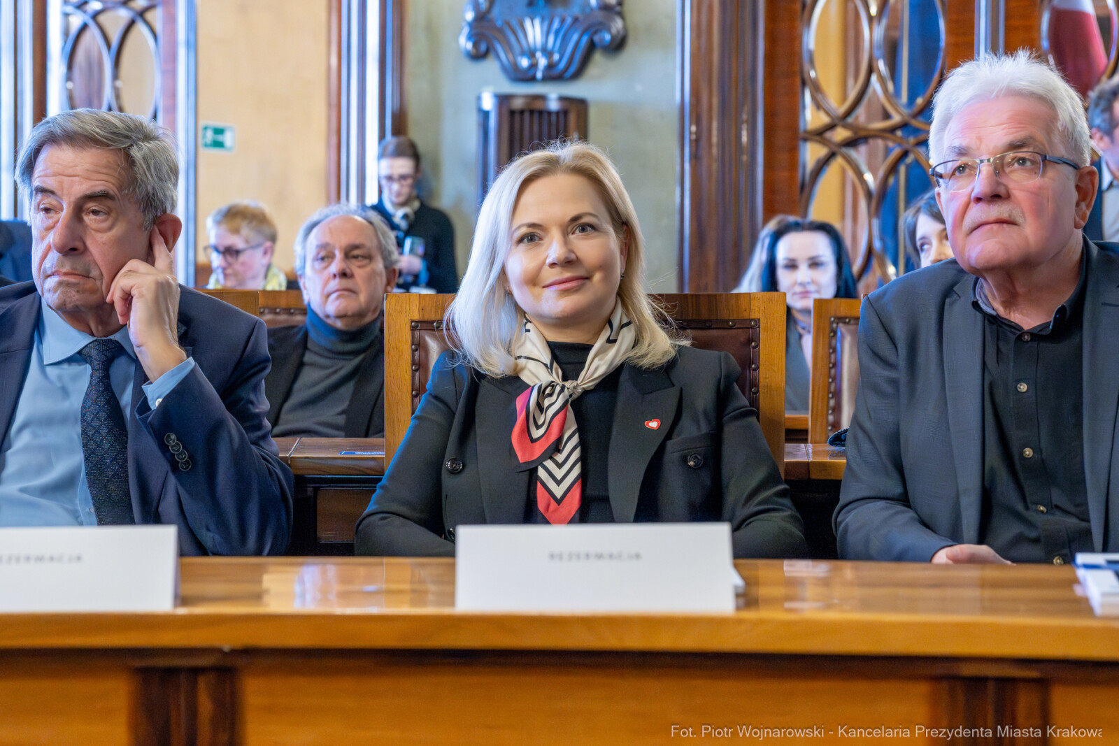 Miszalski, Preisner, medal, Za Mądrość i Odwagę Obywatelską, Lipska, Zoll, Bereś, Kraków i Ś  Autor: P. Wojnarowski