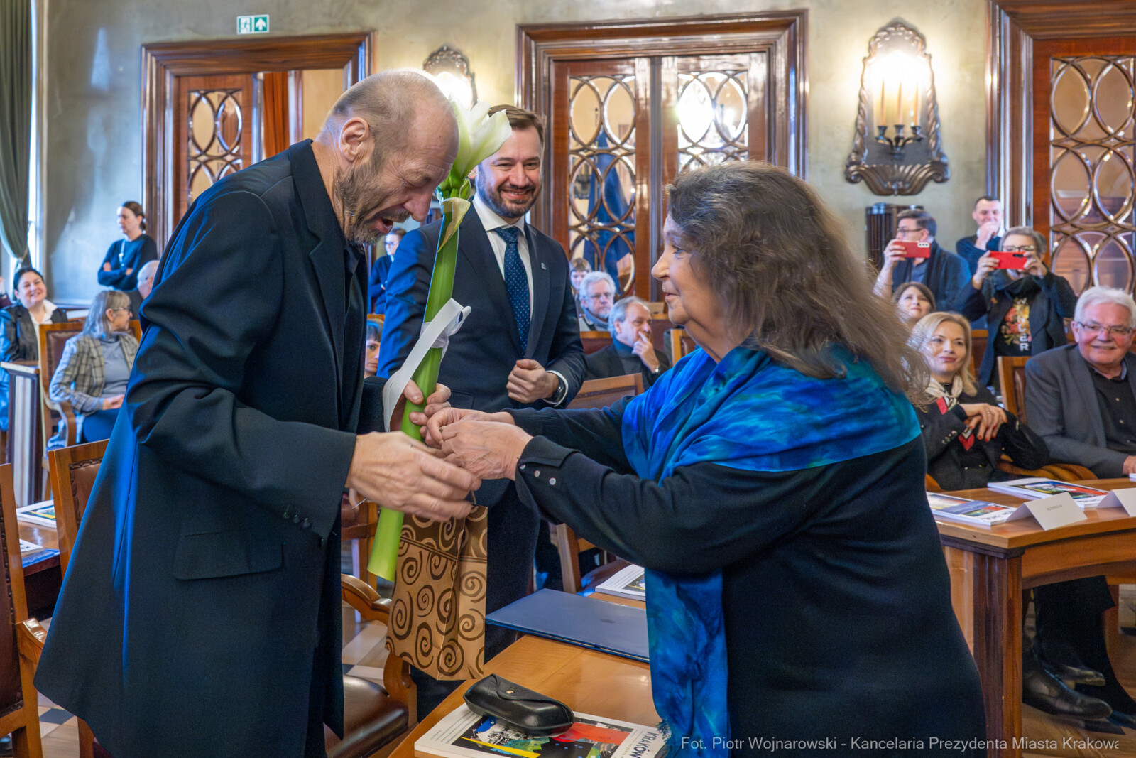 Miszalski, Preisner, medal, Za Mądrość i Odwagę Obywatelską, Lipska, Zoll, Bereś, Kraków i Ś  Autor: P. Wojnarowski