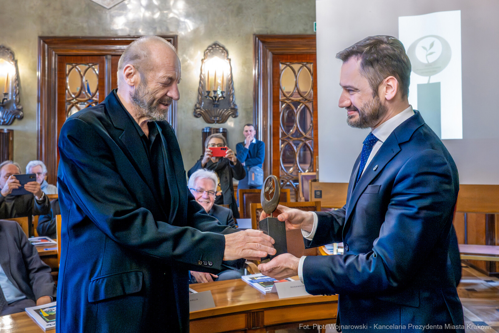 Miszalski, Preisner, medal, Za Mądrość i Odwagę Obywatelską, Lipska, Zoll, Bereś, Kraków i Ś  Autor: P. Wojnarowski