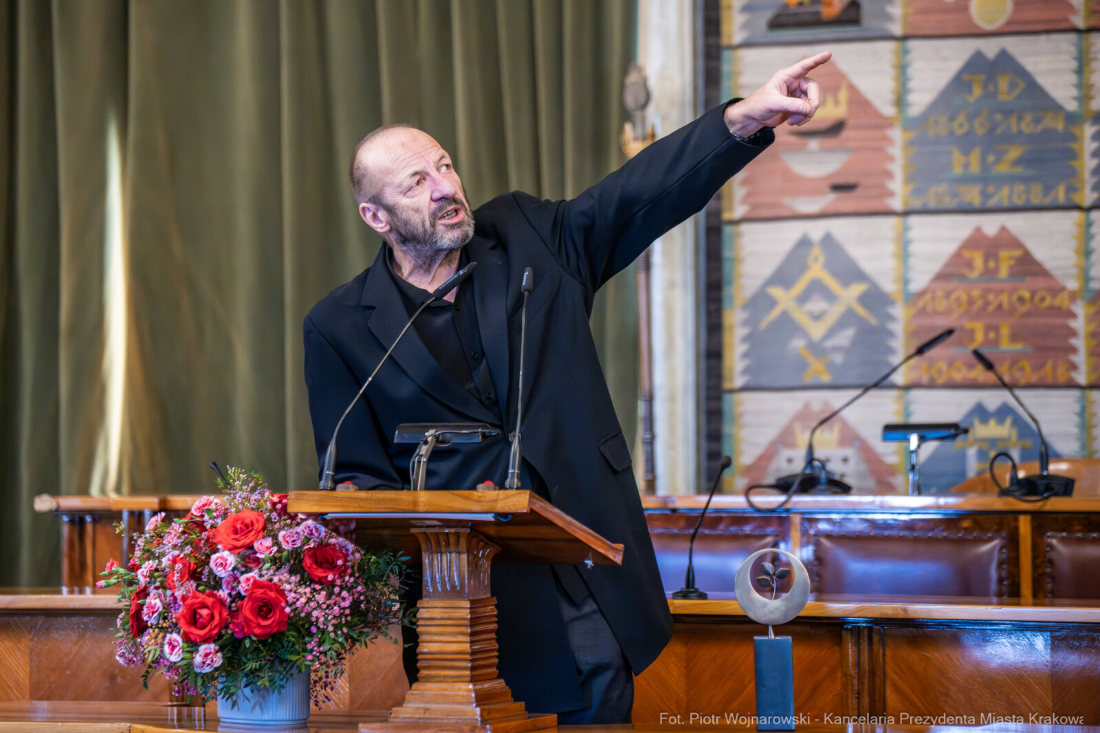 Miszalski, Preisner, medal, Za Mądrość i Odwagę Obywatelską, Lipska, Zoll, Bereś, Kraków i Ś  Autor: P. Wojnarowski